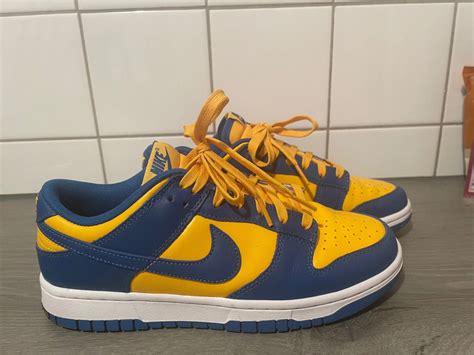 nike dunk blau gelb low|nike dunk low sneakers.